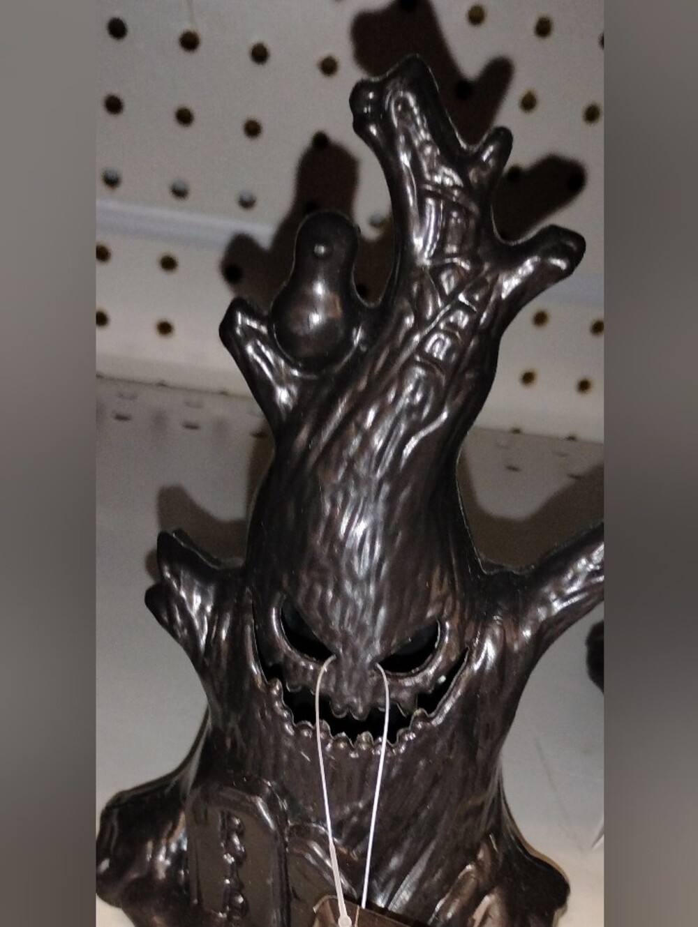 Decorative Black Resin Haunted Tree Accent